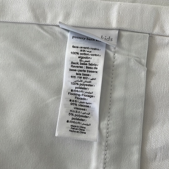 Pottery Barn Kids Blackout Curtain Panel, White, 44 in x 63 in - Picture 5 of 5